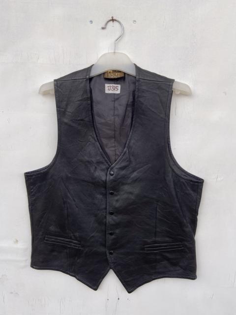 Other Designers Vintage - Vintage Wapiti Genuine Deer Skin Leather Vest