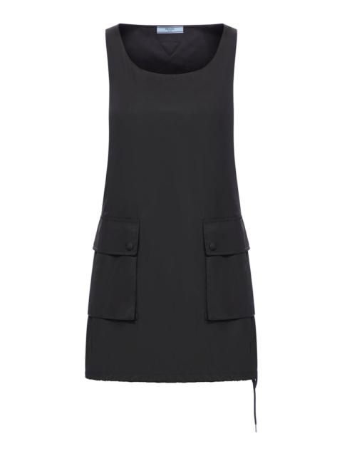 Prada Women Re-Nylon Dress With Applied Pockets