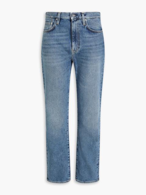 TOTEME High-rise straight-leg jeans