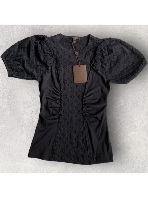 NWT LV SS10 Perforate Monogram Top