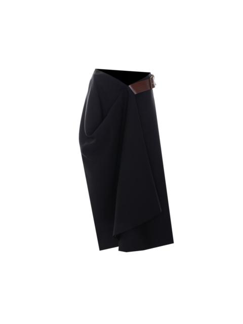 Bottega Veneta Bottega Veneta Women Grain De Poudre Asymmetrical Skirt