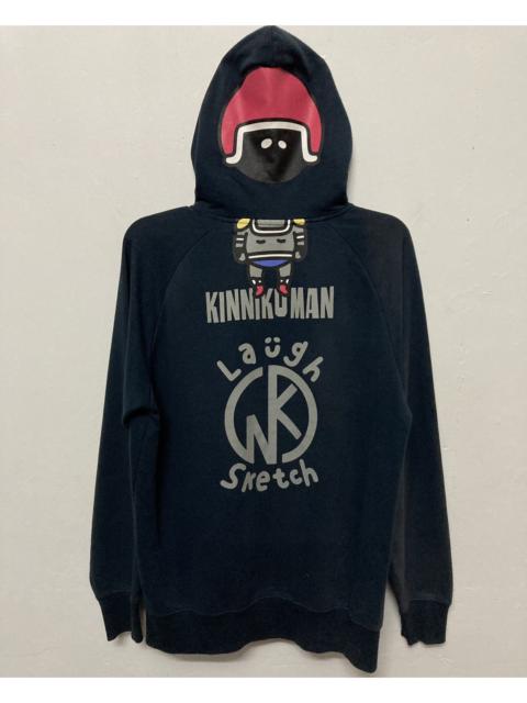 Other Designers Japanese Brand - Laugh Sketch Kinnikuman Sun Faded Hoodie