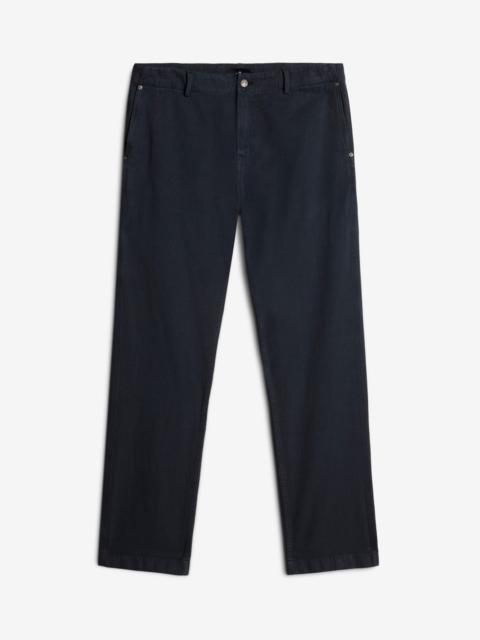 7 For All Mankind Linen Blend Carpenter Chino in Dark Navy