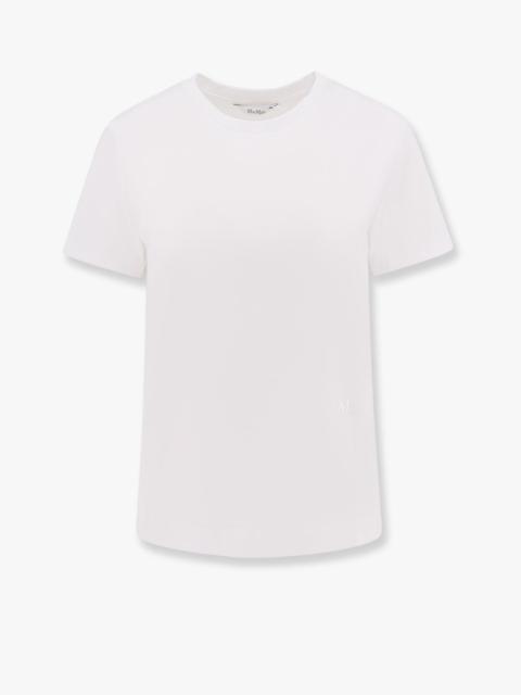 Max Mara Nerina Cotton T-Shirt With Max Mara Embroidery