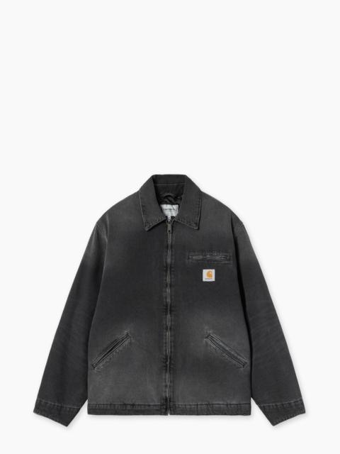 Carhartt CARHARTT WIP OG DETROIT JACKET BRADENTON DENIM GRIND WASHED BLACK
