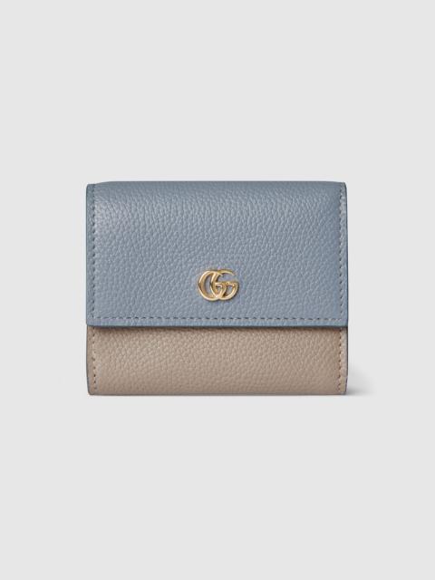 GUCCI GG Marmont bi-color mini wallet
