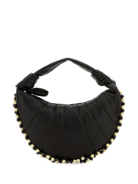 Lemaire Chocolate nappa leather mini Fortune handbag