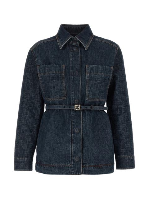 FENDI 'FF' denim jacket