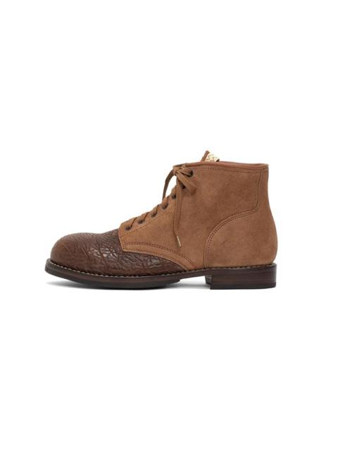 visvim BRIGADIER BOOTS-FOLK BROWN