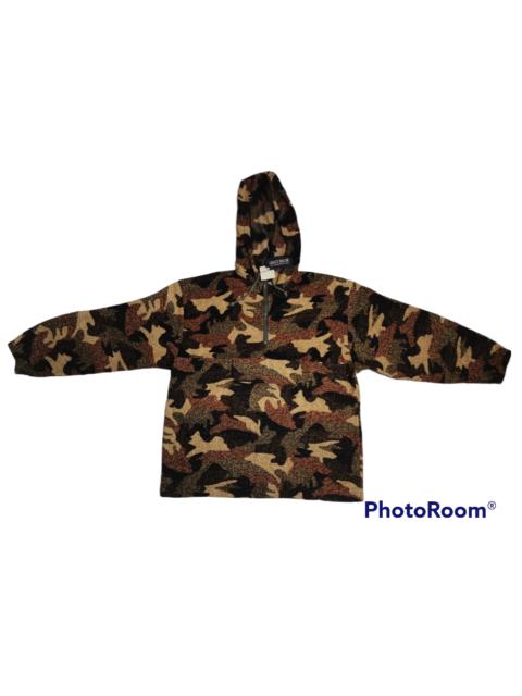 Other Designers Japanese Brand - 🎌AWESOME GRACE MALOR CAMOO DESIGN PULLOVER SHEARLING HOODIE