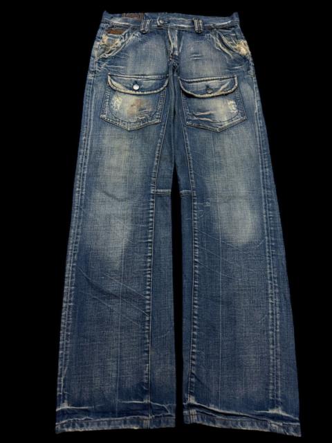Baggy💥Insane 90s Kaporal 🇯🇵 Bushpant Mudwash Distress Jean