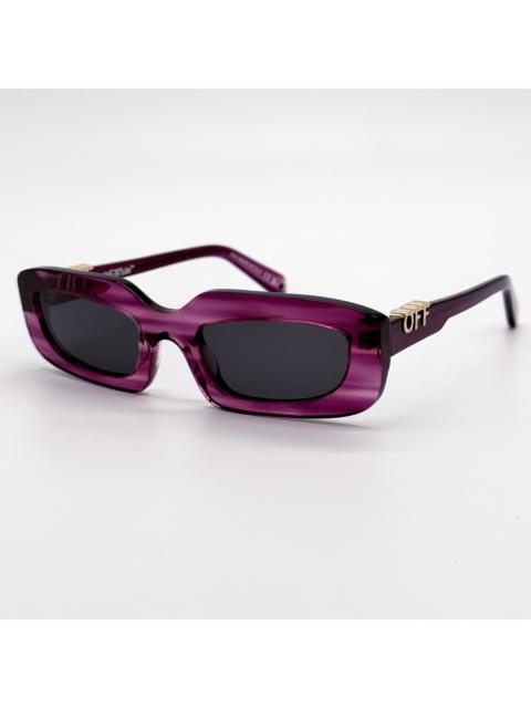 Off-White NEW OFF-WHITE OERI13C RENTON 3707 SUNGLASSES WOMEN PURPLE