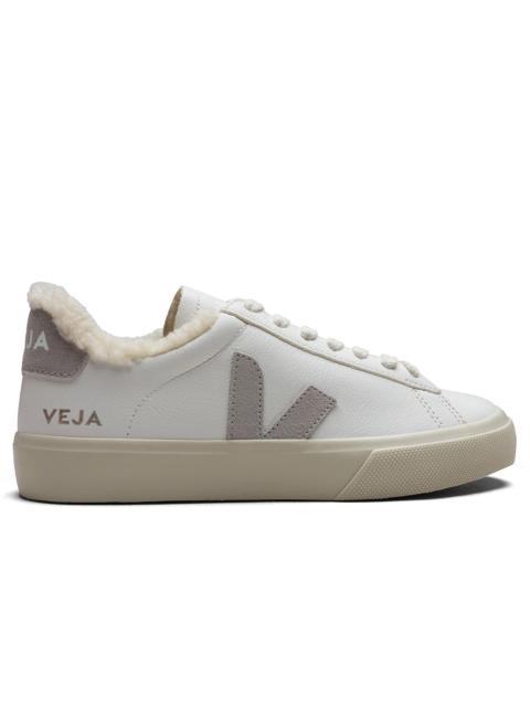 VEJA WOMEN'S CAMPO WINTER CHROMEFREE - EXTRA WHITE/LIGHT GREY