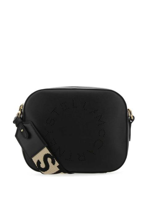 Stella McCartney Stella Mccartney Women Black Alter Mat Mini Stella Logo Crossbody Bag