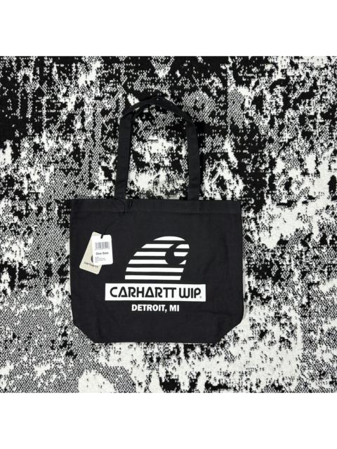 Carhartt CARHARTTWIP CANVAS GRAPHIC TOTE BAG BLACK