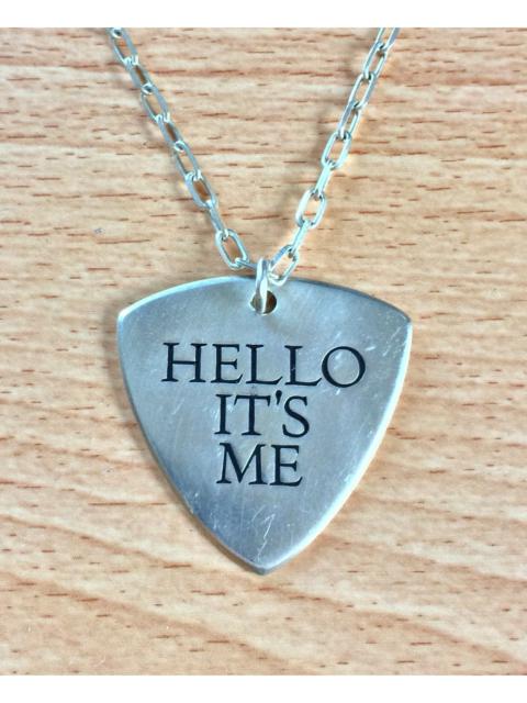 Hysteric Glamour Hysteric Glamour Sterling Silver Guitar Pick Necklace