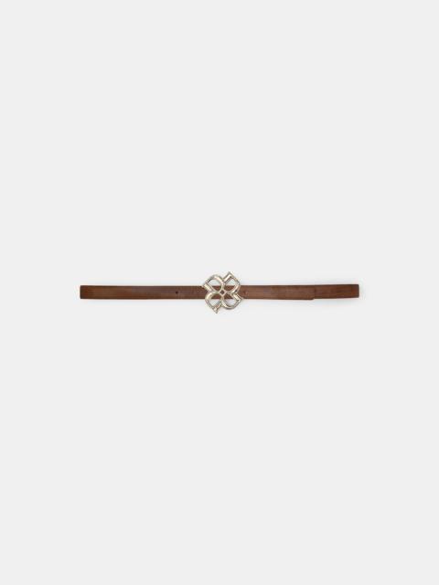 DOROTHEE SCHUMACHER VINTAGE ROSE drose belt 2cm vintage cuoio