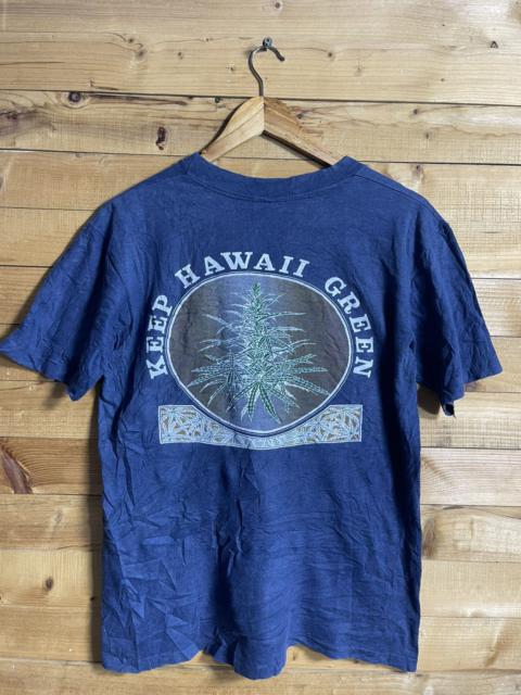 Hanes - Offernow🔥Vintage 80s keep hawaii green tshirt