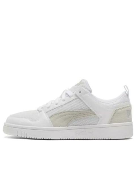 PUMA PUMA Rebound Layup Lo Mesh 'White Grey' 370914-06