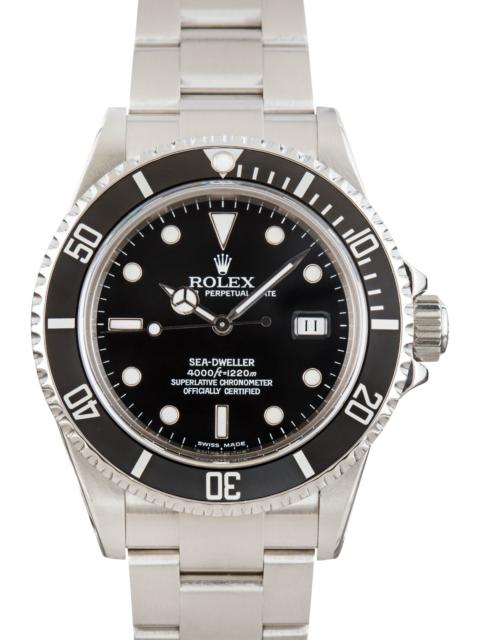 ROLEX Men's Rolex Sea-Dweller 16660 Black