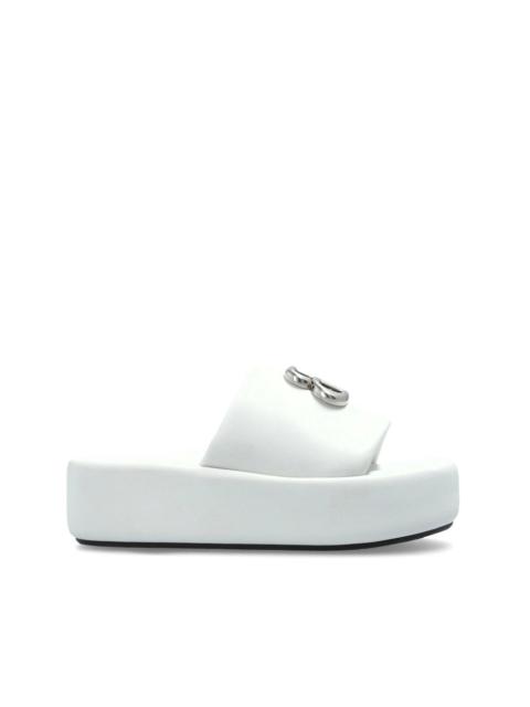 Balenciaga White Flip-Flops & Slides Women