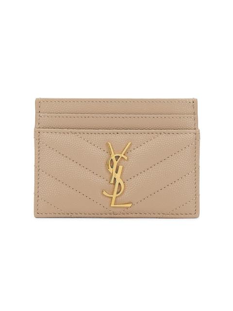 SAINT LAURENT Cassandre Card Case