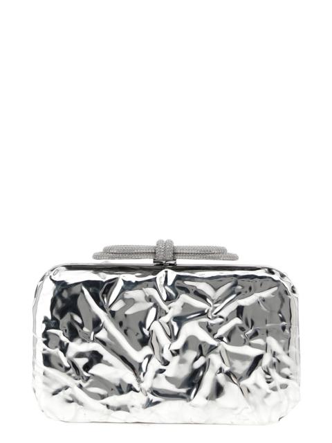 MACH & MACH 'Double Bow Wrapped Mirror' clutch