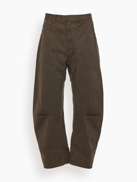 NILI LOTAN Shon Pant in Chocolate Brown