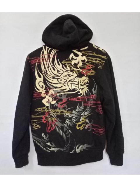 Other Designers Japanese Brand - Sukajan Full Printed Dragon Hoodie Jacket