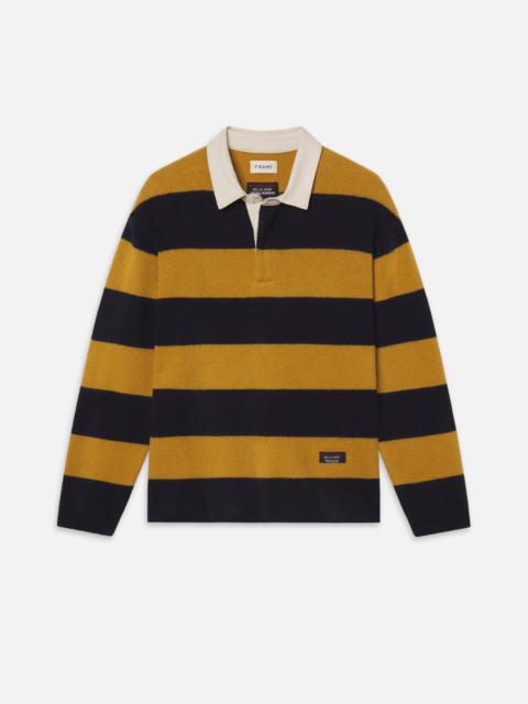 FRAME The Society Archive Rugby Polo Sweater