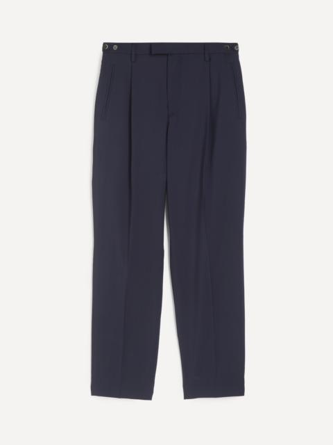 BARENA Navy Masco Tropical Wool Trousers