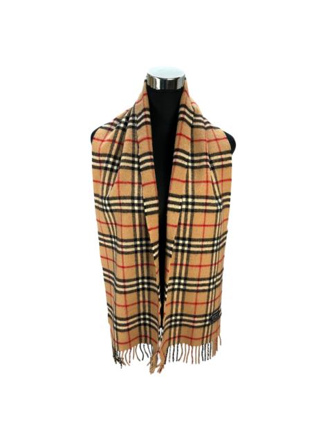 Burberry Vintage 90's BURBERRY Nova Check Lambswool Scarf #A76-1826