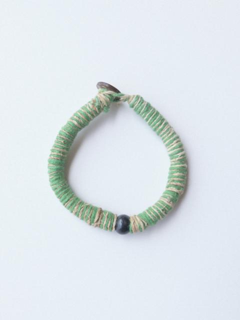 Other Designers Nipol Style Wooden Bead Handmade Beaded Bracelet 7.5in