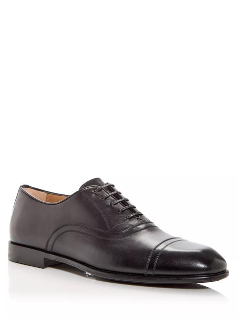 FERRAGAMO Men's Cortez Cap Toe Oxfords