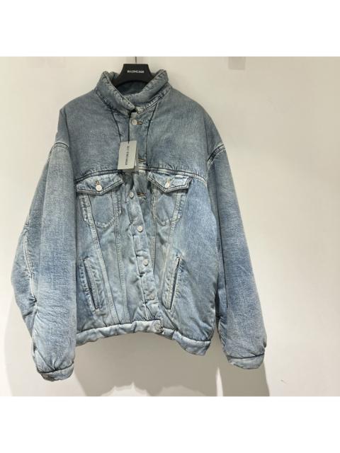 BALENCIAGA Balenciaga Oversized Puffer Denim Jacket