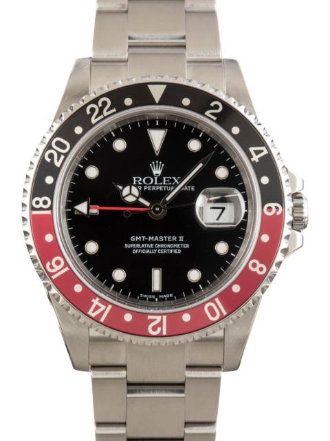 ROLEX Men's Rolex GMT-Master II Ref 16710 Coke Bezel