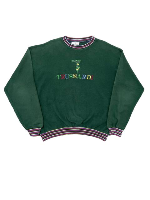 Other Designers Vintage Trussardi Embroidery Multi Colour Sweatshirt