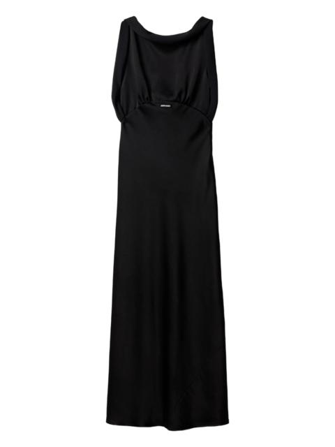 Miu Miu Miu Miu Satin Maxi Dress
