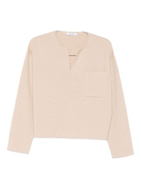Max Mara Max Mara Women V-Neck Sweater In Cashmere Wool
