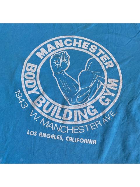 Other Designers !SALE $50 SHIP! Vintage 90s Manchester body building gym