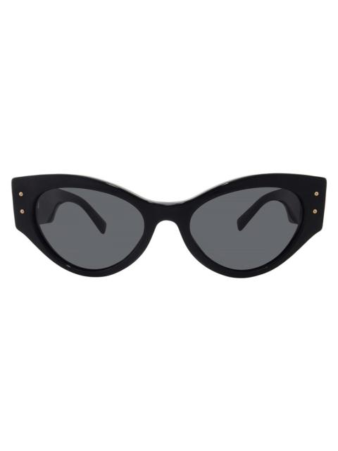 Dolce & Gabbana Dolce and Gabbana Dark Grey Cat Eye Ladies Sunglasses DG4480 501/87 53