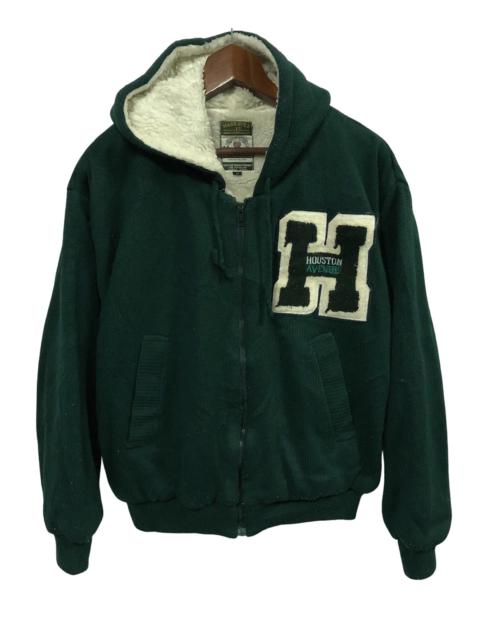Other Designers Japanese Brand - Maneaver Knit Bomber Varsity Jacket Hoodie