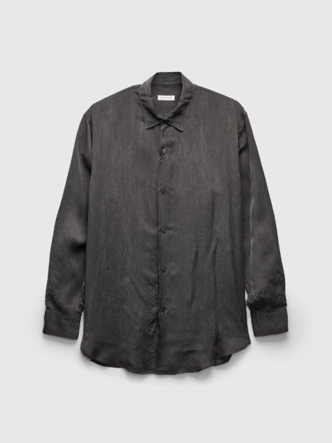 KAPTAIN SUNSHINE Cupra Button-Up Shirt Charcoal Stripe