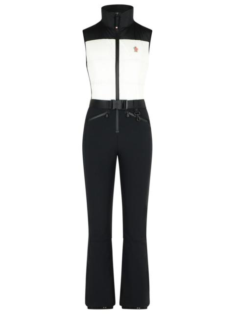 Moncler Grenoble Moncler Grenoble Black Polyester Blend Ski One-Piece Suit Women