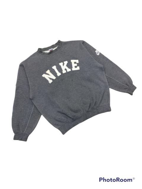 Nike VTG 90s NIKE BLOCK GREY TAG SWEATSHIRT PULLOVER