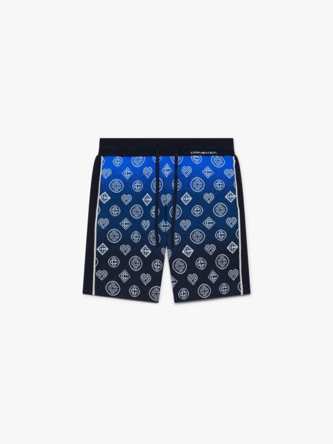CASABLANCA Gradient Monogram Knitted Shorts | Casablanca Paris