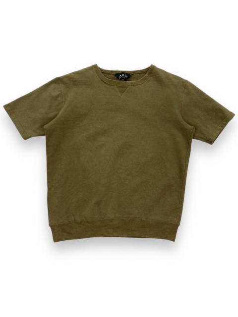 A.P.C. A.P.C. Distressed Cropped Sweatshirt