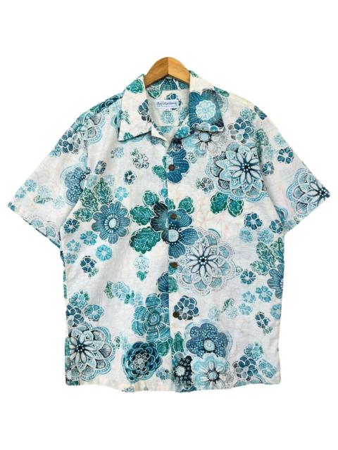 Other Designers Vintage - Vtg 60s Duke Kahamamoku Floral Beach Rayon Hawaiian Shirt