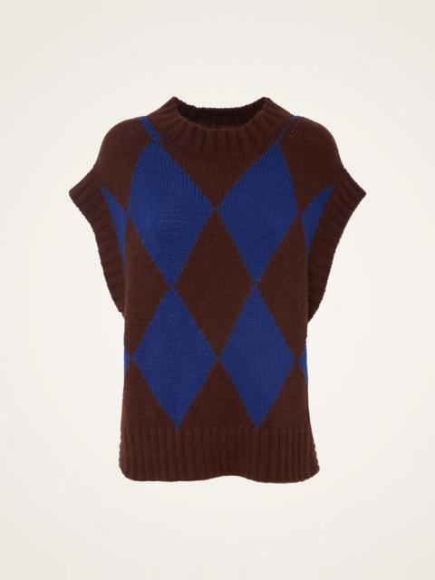 La DoubleJ Argyle Gilet