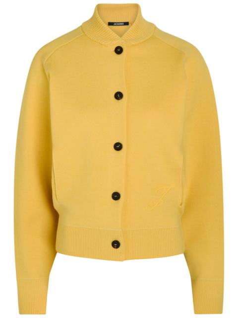 JACQUEMUS Jacquemus Le Cardigan Lavande Merino-blend Cardigan